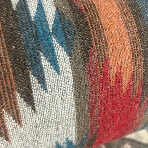 Pillow bolster, western, equestrian, Mexican